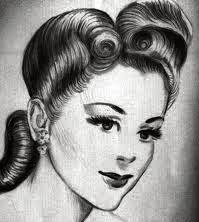 40er Frisur Anleitung 1940ies Hairstyles Selbst Kreieren Retrochicks