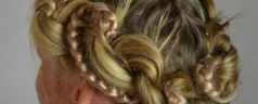 Wunderschöne Wiesn Frisur für langes Haar