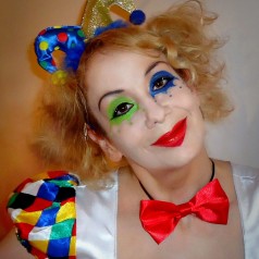 Clown Schminken & Kostüm – Harlekin